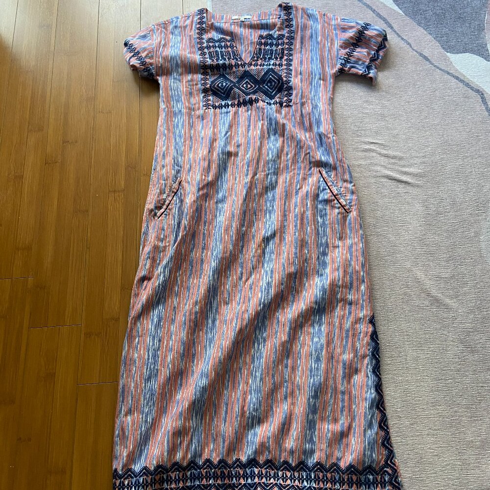 Madewell Multicolor Striped Maxi Dress